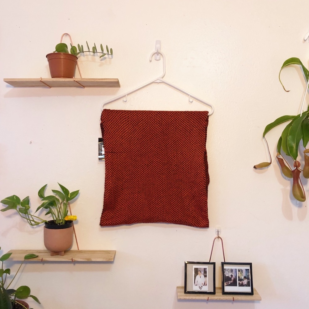 Infinity scarf! Red & black chevron pattern